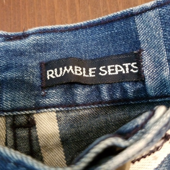 VINTAGE 70s PLAID HIGH WAISTED,NARROW ANKLE JEANS! - Picture 4 of 7